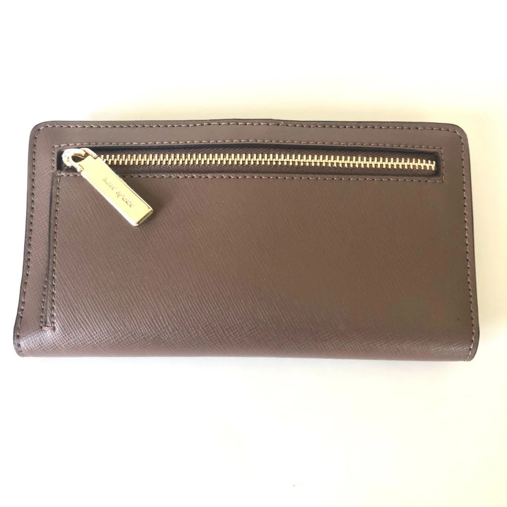 Kate spade Darcy Slim bifold Wallet-Warm Vellum